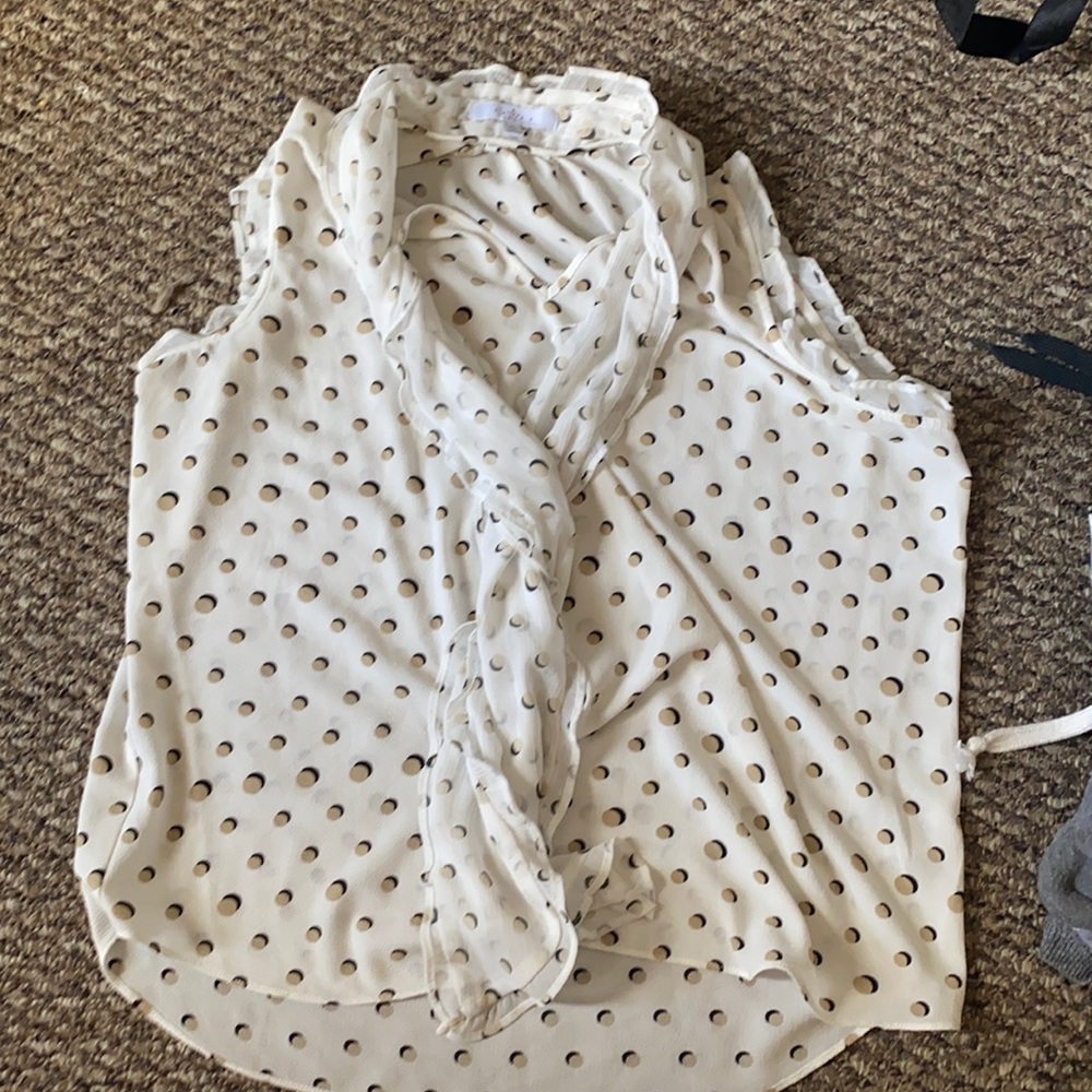 Polka dot blouse
